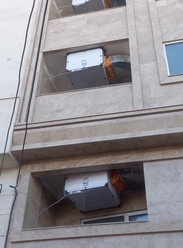 نصب کولر زیرسقفی